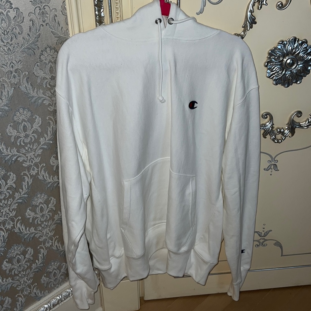 White Champions Hoodie